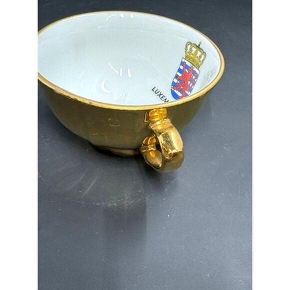 Vintage Bavaria, English, Cup and Saucer, Gold luxenbourg Duchess set - Picture 11 of 16